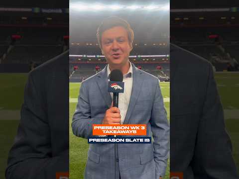 Preseason finale ✅ #denver #broncos #nfl #takeaways #recap